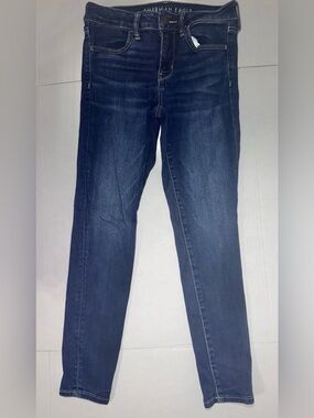 American Eagle Outfitters Dark Blue Skinny Jeans